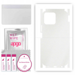 apgo Protective Skin Sticker for the back+sides compatible with Honor X8, Full Wrap Film, Foil, Vinyl - Pattern Matte Transparent