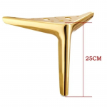 4 tk/komplekt metallm&ouml;&ouml;bli jalad 120/150/190mm kapi diivani jalalaud, telerikapi jaoks kapi jalgade tugi M&ouml;&ouml;bli tarvikud Gold 25CM