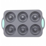 Silikoonist leivamuffinivormi kuumuskindel ahjupann nakkumatu k&ouml;&ouml;gin&otilde;ud koogivormide komplekt 3D koogivormi saia k&uuml;psetusp&auml;tsi t&ouml;&ouml;riist