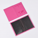 1PC moodne uus PU naiste passihoidja paarimudelitele t&uuml;drukutele reisipassi kate unisex kaardi&uuml;mbris mehe kaardihoidja rahakott helesinine v&auml;rv