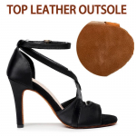 Moodsad Salsa Jazz Tango Ballisaali Ruudukujulised Treening Ladina Tantsukingad Tantsimiseks Naistantsijad K&otilde;rged Kontsad Satiinist Sandaalid Mustad 35