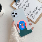 Amber Vittoria illustratsioon Telefoni&uuml;mbris iPhone 11 12 Mini 13 14 Pro XS Max X 8 7 6s Plus 5 SE XR l&auml;bipaistev kest iPhone8plus