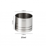 Barware Tools Measure Cup Cocktail Bar Jigger Drink 25ML/35ML/50ML 25ML