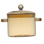 L&auml;bipaistvast kaanega klaasist pott mitmek&uuml;lgsete toiduvalmistamisvajaduste jaoks clear 1400ml