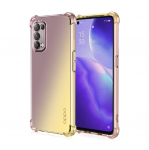 L&auml;bipaistev armas gradientne telefoni&uuml;mbris, &otilde;huke kriimustusvastane painduv TPU kate, l&ouml;&ouml;gikindel kaitse&uuml;mbris OPPO Realme C11 C17 C25Y C30s V5 V11s V20 V30 jaoks Realme C15 (RMX2180) roosa/lilla