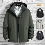 Tipptasemel uus br&auml;ndi disainer vabaaja moodne aluskrae Korea stiilis lukuga jakid meestele &Uuml;hev&auml;rvilised kapuutsiga mantlid meeste riided M