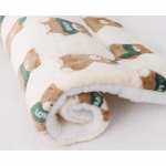 Lemmiklooma magamismatt Koeravoodi kassivoodi Pehme karvaga paksendatud tekk padi fliis Kodupestav sooja karu mustriga tekk lemmikloomatarbed 61X41CM