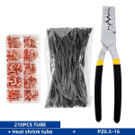 210 tk vasest &uuml;hendusjuhe 3:1 Kuumakahaneva toru kahe seina liimimise ja pressimise tangide t&ouml;&ouml;riist Copper Tube+Tool Set