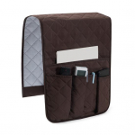 Diivani k&auml;etoe korraldaja kaugjuhtimispuldi hoidik taskutega, mitme lahtriga, h&otilde;lpsasti paigaldatav tugitooli hoiukott