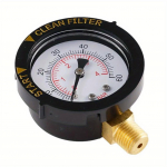 0-60 PSI minir&otilde;hum&otilde;&otilde;tur Basseini spaafilter, veesurve m&otilde;&otilde;tmine 0-60 PSI r&otilde;hum&otilde;&otilde;tur NPT BSP ZG liivasilinder must