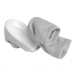 1 paar N&auml;htamatut k&otilde;rgust suurendavad sokid L&ouml;&ouml;ke summutavad libisemisvastased kannakaitse sisetallad Sokipadjad Unisex Supply 2.5cm must