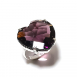 Natural Amethyst Gemstone Handmade 925 Sterling Silver Gift Ring Size 9 w6h61