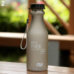 Uued kaasaskantavad lekkekindlad veepudelid, 550 ml purunematud rattas&otilde;idu pudelid 550 ml must