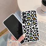Leopardimustriline pehme silikoon&uuml;mbris Samsung A55 M35 S24 Xiaomi Redmi Note 13 Pro iPhone Huawei Honor Realme kaamerale kaitsev p&otilde;rutuskindel kate Samsung Galaxy S9 Plus