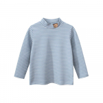 S&uuml;gis Lasteriided Triibuline P&otilde;hiline Pikkade Varrukatega T-s&auml;rk Keskmise k&otilde;rgusega Krae Poiste ja T&uuml;drukute Beebiriided Tikand 90cm kohv