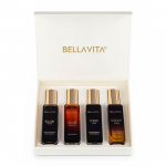 Bella Vita luksuslik meesteparf&uuml;&uuml;mi kinkekomplekt 4 x 20 ml meestele KLUB, OUD, CEO, G.O.A.T parf&uuml;&uuml;midega | Puidune, tsitruseline kauap&uuml;siv EDP l&otilde;hn