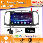 Autoraadio Multimeedia Android Toyota Venza 2008-2016 jaoks DVD GPS Pea&uuml;ksus Navigatsioon Auto 2din Carplay M&auml;ngija 4G Video Stereo 4 core 1GB+32GB carplay