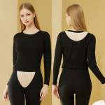 S&uuml;gistalvine naiste ka&scaron;miirist paksendatud polsterdatud komplekt sametist termokaitset k&otilde;htu ja v&ouml;&ouml;kohta M roosa