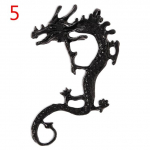 Vintage Punk k&otilde;rvar&otilde;ngad Retro Dragon Ear Cuff Rose Ear Climber K&otilde;rvar&otilde;ngad Gooti stiilis k&otilde;rvaklambrid naistele Meeste pidu