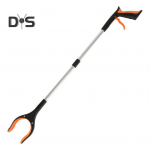 Kokkupandav Reacher Grabber alumiiniumsulamist pika k&auml;e pr&uuml;gikasti klambriga pr&uuml;gikorjamise t&ouml;&ouml;riist kummist k&auml;epidemega punane