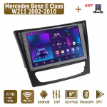 Android Carplay autoraadio Mercedes Benz E klass W211 2002-2010 multimeediumipleieri peakomplekt stereo GPS-navigatsioon BT WIFI 2+32GB 1+16GB