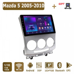 Android autoraadio Mazda 5 2005-2010 jaoks Multimeediam&auml;ngija Peaseade Stereo GPS Navigatsioon BT WIFI 1+16GB 1+16GB