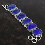 Lapis Lazuli k&auml;ev&otilde;ru 925 sterlingh&otilde;bedast k&auml;ev&otilde;ru Reguleeritava ketiga k&auml;ev&otilde;ru Kivist ehted Vintage k&auml;ev&otilde;ru kingituseks K&auml;sit&ouml;&ouml;ehted
