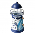 Vahemere tuletorn Rauast k&uuml;&uuml;nlajalg Sinine valge kodune lauakaunistus