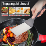 (SU)K&ouml;&ouml;git&ouml;&ouml;riistad Keedulabidas Steak Spaatel Roostevabast terasest p&otilde;letuslabidas A