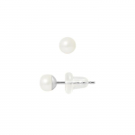 PERLINEA - N&ouml;&ouml;pk&otilde;rvar&otilde;ngad - Ehtsad mageveep&auml;rlitest n&ouml;&ouml;bid 4-5 mm Naturaalne valge - Silikoonist naelad - Valge kuld