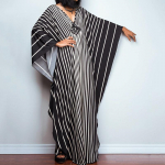 Lipsuv&auml;rviga kaftani kleit, vabaaja rannasuvine Maxi Cover Up Maxi kleit, naiste riided One Size