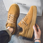 Meeste tossud vabaajaspordijalatsid meestele Kerged PU-nahast hingavad kingad Meeste lamedad valged tennised Zapatillas Hombre 39
