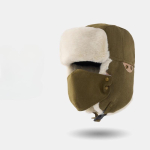 Talvine K&uuml;lmakaitse Piloodi Lei Fengi M&uuml;ts Meeste Puuvillane M&uuml;ts Jalgrattas&otilde;idu Tuulekindel K&otilde;rvakaitse Soojendusv&ouml;&ouml; Mask K&uuml;lmakaitse M&uuml;ts one size khaki
