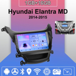 Android Carplay Autoraadio Hyundai Elantra MD 2014-2015 jaoks Multimeediam&auml;ngija Peak Unit Stereo GPS-navigatsioon BT WIFI 2+32GB 1+16GB