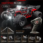 Uus JJRC 1:16 50KM/H 4WD RC auto LED-kaugjuhtimispuldiga autod Kiire Drift Monster Truck lastele m&auml;nguasja kingitus punane