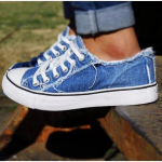 Naiste l&otilde;uendist kingad 2024 suvised suures suuruses teksakangast kingad Naiste paeltega vabaajajalatsid Naiste lamedad jalan&otilde;ud 35 tumesinine v&auml;rv