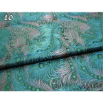 K&otilde;rgkvaliteediline etniline brokaat siidkangas paabulinnusule muster jacquard satiinkangas DIY &otilde;mblemine Cheongsam riided polsterdus dekoratsioon 1M gray