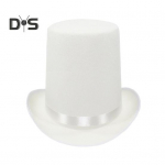 K&otilde;rge Silinder Must Jazz Topper M&uuml;ts Meestele ja Naistele &Otilde;ukonna H&auml;rrasmees Lame Viltm&uuml;ts Etendusteks Rollim&auml;ngudeks J&otilde;ulud valge