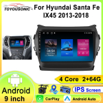 2 Din Android Auto Autoraadio Multimeediapleier Hyundai Ix45 Santa Fe 2013 2014 2015 2016 2017 jaoks GPS Navi Stereo Bluetooth rds 4 core 1GB+32GB carplay