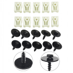 10+10 tk/komplekt Autoklambrid BMW esitiiva voodri C-klambrid+kuuskantpoldiga kinnitusklambrid 07147311312 07149213164 CHINA