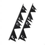 4x Stainless Steel Stove Gap Covers Kitchen Filler Easy to Clean Tool Oven