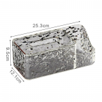 Elutoa t&ouml;&ouml;laua salvr&auml;tikukarp Vesi Ripple Clear plastist kudede hoiukarp Multifunktsionaalne kaugjuhtimispuldi hoidiku salvr&auml;tikukarp