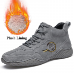 Meeste tossud vabaaja poolsaapad Talvise sooja Kvaliteetne &otilde;ues s&otilde;itmine Spordijalatsid Meeste tossud 44 tumehall v&auml;rv