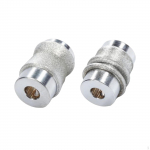 2 Pieces Glass Grinding Tool Fine Diamond Grinder Bits Easy to Use Stable for