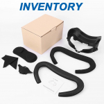 6-&uuml;hes n&auml;okate Meta Quest 3 VR-i asendusliidese jaoks PU-nahast mask lekkevastane ninapadi Quest3 tarvikute jaoks