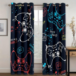 2 tk m&auml;ngupuldi kardinat M&auml;nguri aknakatted poistele t&uuml;drukutele Lahe 3D m&auml;ngutoa aknakatted V&auml;rviline laste m&auml;ngukardin. 150x166cm