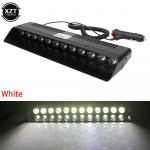 Auto vilkuvate tulede lamp 12 LED-i punane/sinine/merevaigukollane/kollane/valge politsei led-vilku avarii-hoiatustuli autole 12V 12W