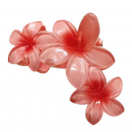 Naiste juuksek&uuml;&uuml;nis lillekujuline gradientv&auml;rviline juukseklamber Kerge v&auml;rviline juukseklamber punane