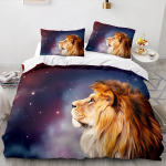 Loom Kujundusega Voodipesukomplekt Lahe Loom Voodipesu Kodu Dekor &Uuml;hekohaline Kahekohaline Twin Suurus Poistele T&uuml;drukutele Lastele T&auml;iskasvanutele L&otilde;vi Tekikotikomplekt EU Single 135x200cm
