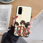 AD61 Attack on Titan Anime must &uuml;mbris Samsung Note 20 Lite S24 Ultra S23 S22 A05 A06 A11 A71 A15 A16 A13 A24 A25 A33 A52 A53 M55 M35 diivanikaas Samsung A12 kuristik